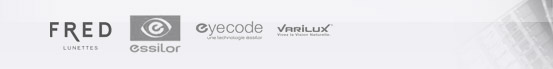 Nos marques : FRED Lunettes | Essilor | Eyecode | VARILUX